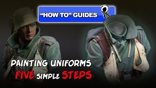 PAINTING FIGURES UNIFORMS - FIVE EASY STEPS - WW1 STORMTROOPER