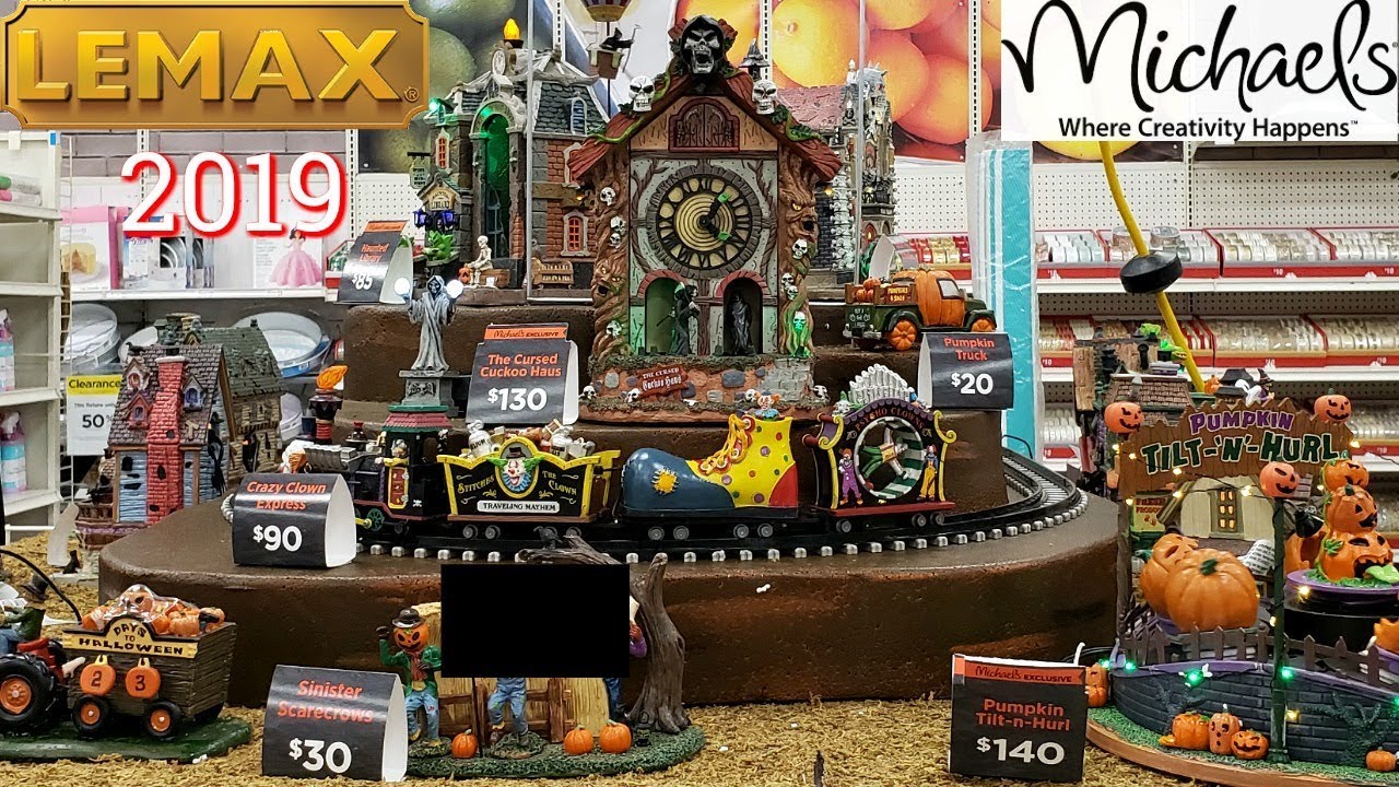 MICHAEL'S LEMAX 2019 HALLOWEEN SPOOKY VILLAGE SNEAK PEAK * SHOP WITH ME JULY