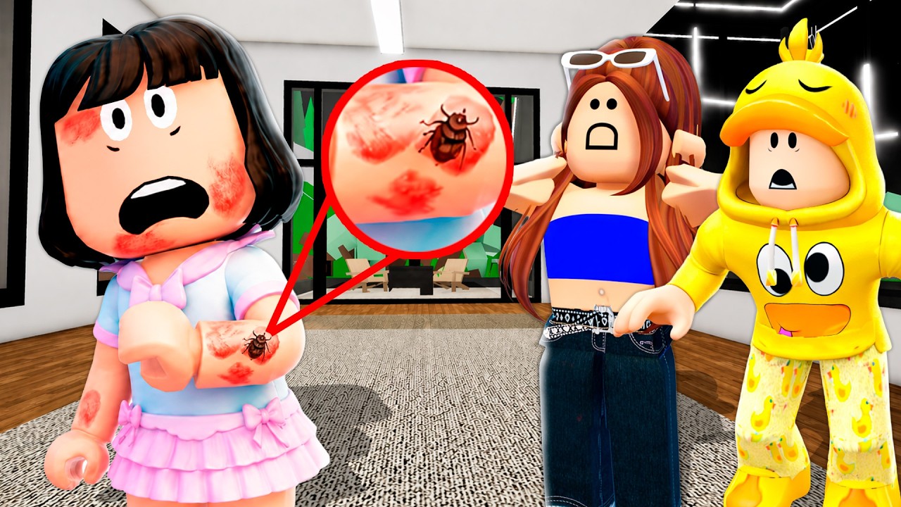 UN BICHO LE PICA A MI BEBÉ en BROOKHAVEN ROBLOX
