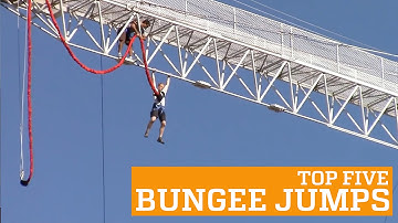 TOP FIVE BUNGEE JUMPS | PEOPLE ARE AWESOME