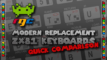 ZX81 Keyboard membranes - modern replacements compared #SinclairZX81 #ZX81