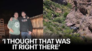 Man recalls plunging 300 feet off Arizona cliff