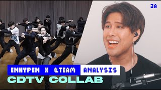 Performer Reacts to Enhypen x &TEAM CDTV Special Collaboration Dance Practice | Jeff Avenue