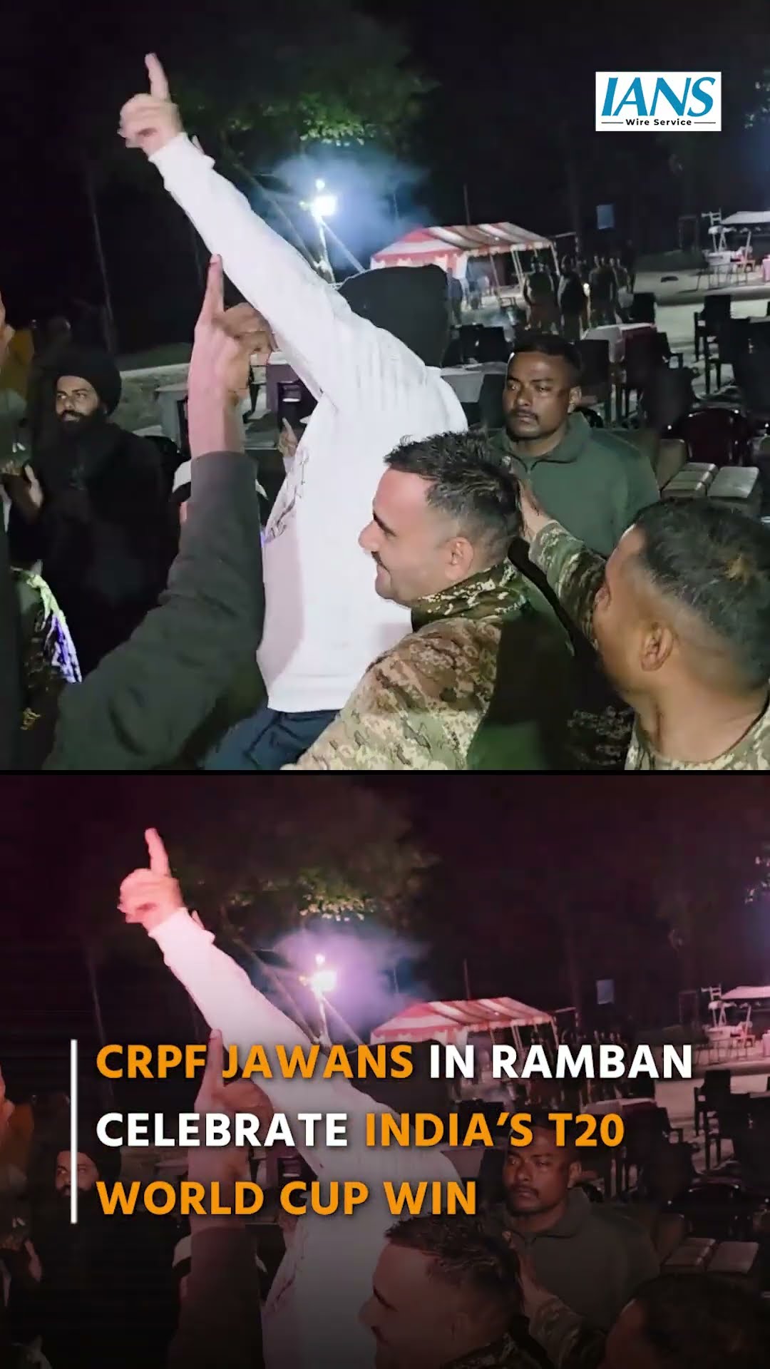 CRPF Jawans in Ramban Celebrate India’s T20 World Cup 2026 Victory