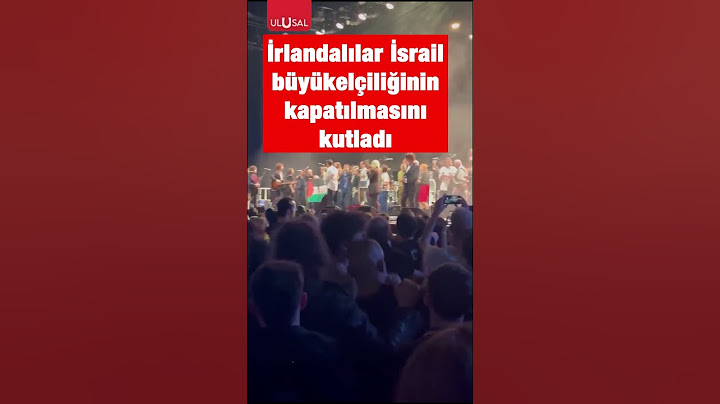 İrlanda halkı İsrail büyükelçiliğinin kapatılmasını Filistin bayraklarıyla kutladı #shorts #filistin