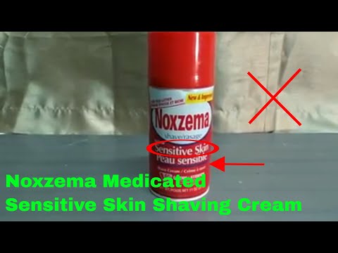 ✅ Noxzema 약용 민감성 피부 면도 크림 사용 방법 검토
