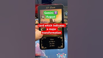 Gemini August 2025 money career finance tarot reading #tarot #tarotreading #gemini
