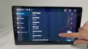 How to Set the Button Light on ZHNN Car Stereo