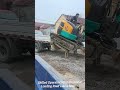 Skilled Operator! Mini Excavator Loading Itself Like a Boss 🚜 #shorts #operator #automobile