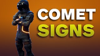 Fortnite: NEW Comet Signs In Tilted Towers!!