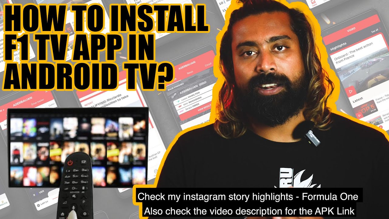 How to install F1 TV App in Android - Smart TV