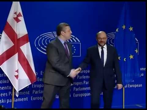 გიორგი კვირიკაშვილის და ევროპარლამენტის პრეზიდენტის მარტინ შულცის ერთობლივი განცხადებები მედიისთვის