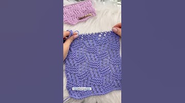 Easy Lace Pattern for Beginners – 12-Row Repeat | Tilted Checkered Openwork | Perfect for Cardigans
