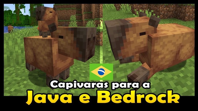 MINECRAFT 1.20 - CAPIVARAS NA NOVA ATUALIZAÇÃO? ESSE É O MOMENTO! 