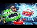 Cars : McQueen TRAPPED! ⚡😱 Chick Hicks’ EVIL Machine Goes WRONG! 🚗💥 | Cars Toons 2D Animation
