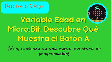Programación en Micro:Bit: ¿Qué Se Muestra al Presionar el Botón A?