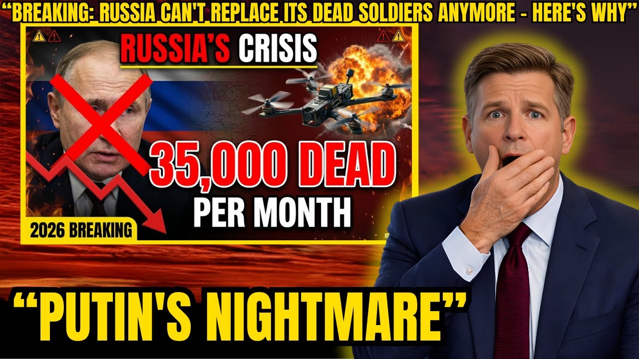 Russia Loses 35,000 Soldiers Per Month - The Math That Will END Putin's War