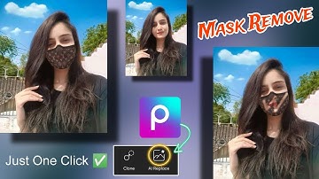 Face Mask Remove Just One Click | Mask Khatam Kro Face Se | Face Mask Remover PicsArt