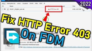 How to Fix HTTP Error 403 in Free Download Manager