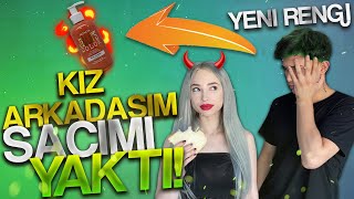 Sonunda Saçlarim Yandi Saç Boyama