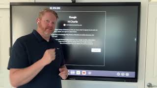 Turning On My Onescreen T7 Panel for the first time! #edtech #onescreen #adventtechinc