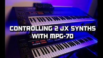 Controlling two JX-8P Synths With MPG-70