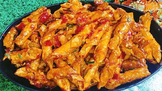 RESEP KACANG SEMBUNYI PEDAS MANIS DARI KULIT PANGSIT!! Renyah dan Anti Gagal