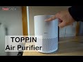 Toppin comfy air c1 hepa air purifier unboxing