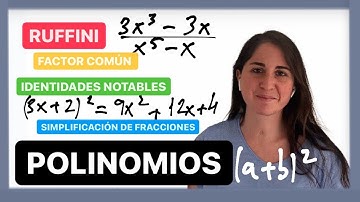 SIMPLIFICACIÓN DE FRACCIONES CON POLINOMIOS | Ruffini, identidades notables, extraer factor común