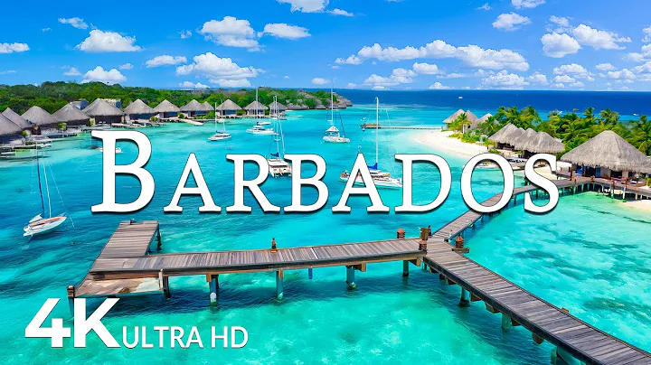 FLYING OVER BARBADOS (4K UHD) – Soothing Music Along With Beautiful Nature Video - 4K Video UHD #2