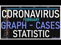 Coronavirus graph in numbers with countries