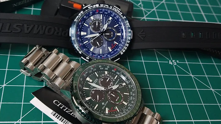 Citizen Eco-Drive PCAT Promaster Radio Controlled Green & Blue Versions