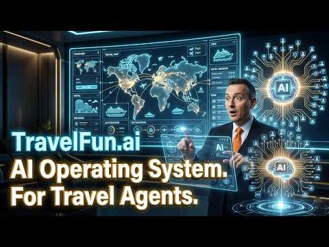 TravelFun.ai Demo: The AI Operating System Built for Independent Travel Agents (90+ Apps, One Login)