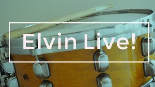 John Coltrane's Drummer Elvin Jones Live in Italy - 80s