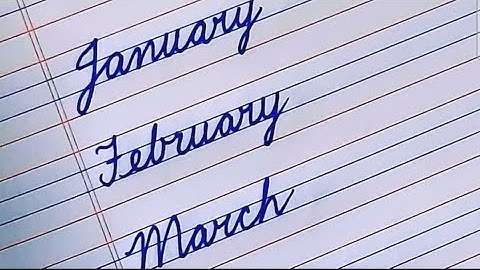 Name of Months in English/Cursive writing practice #kidsvideo #months @onlyenglishwithnushie