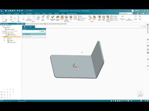 Master Advanced Sheet Metal in Solid Edge Unbend & Rebend Workflow
