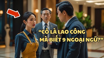 Cô Lao Công Nói Được 9 Thứ Tiếng: Và Đây Là Cái Kết Khi Tổng Giám Đốc Phát Hiện