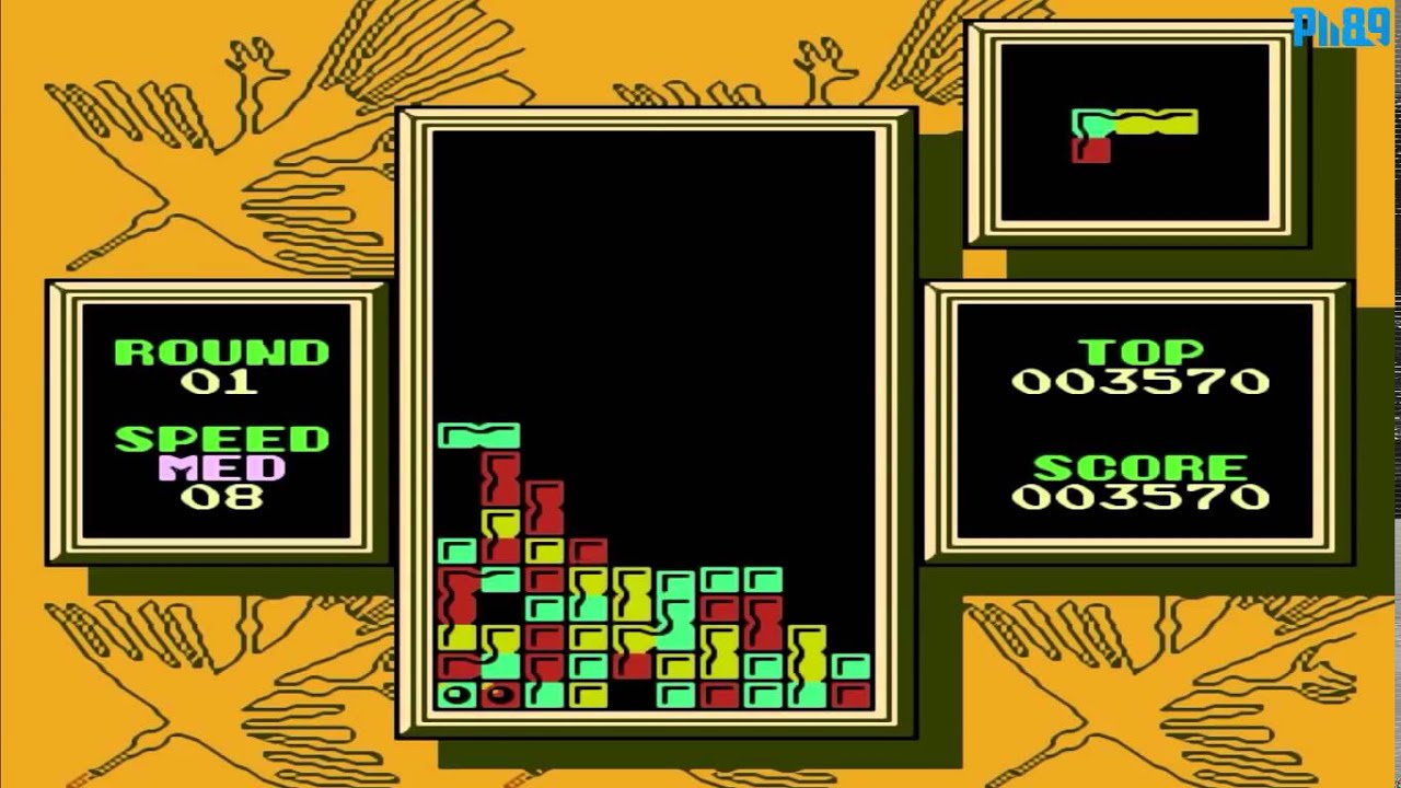 Tetris 2 1993 Nes Gameplay Nostalgia Youtube 