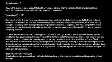 1z0 1105 22 Oracle Cloud Data Management 2022 Foundations Associate Free Practice Test video