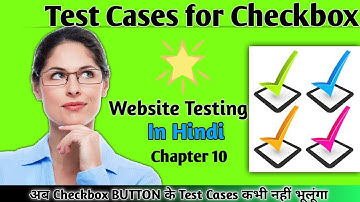 Checkbox Test cases🤖 | Test cases for Checkbox (UI + Functional) | WT - Chapter 10 | MA🤝