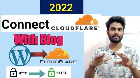Setup Cloudflare in Blog | How Install Free SSL and Speed Optimization with Cloudflare 2022