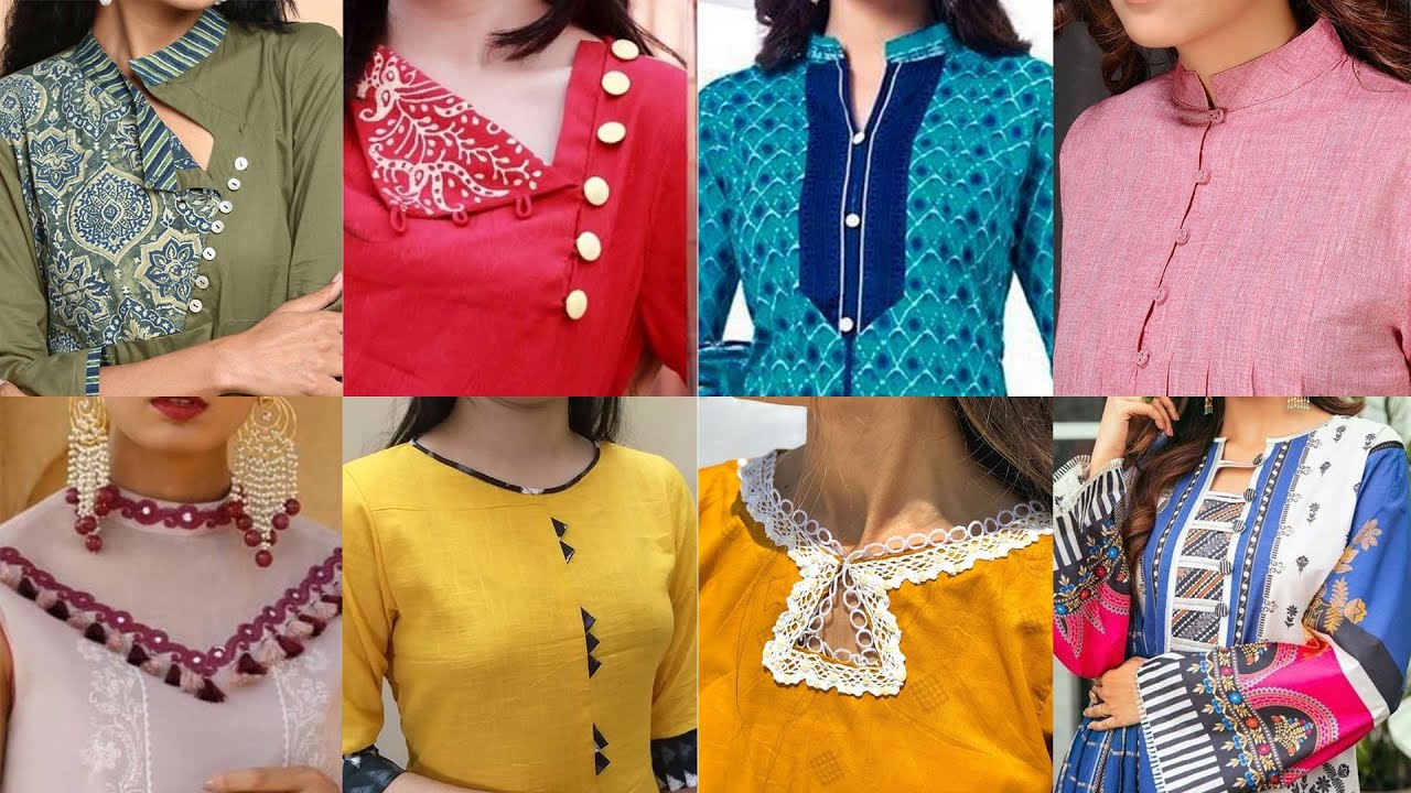 Trendy 50 Kurti Neck Designs For Front (2022) - Tips and Beauty | Kurti neck  designs, Kurta designs, Long kurti designs