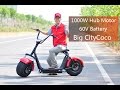 Most Popular 1000W 60V Electric Scooter Harley Citycoco ES8004