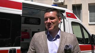 Svečani prijem dva nova sanitetska vozila za Dom zdravlja u Smederevskoj Palanci