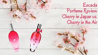 5 Minute Fragrance Review | *NEW* Escada Cherry in Japan vs. Cherry in the Air 🍒 (is it a dupe?) screenshot 2