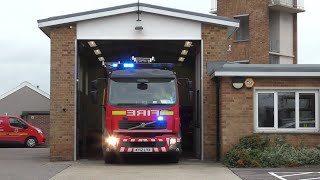 Suffolk Fire & Rescue Service - Woodbridge WrL (On Call) Turnout 30-08-2021