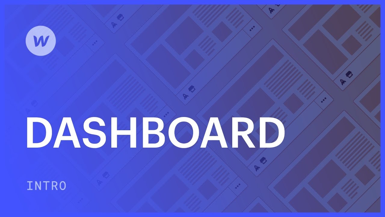 Webflow Dashboard Component