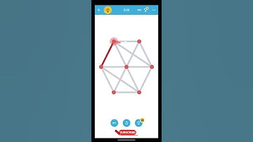 One line one touch 4-5/26 🧩 😠level #logicgames #braintraining #puzzlegame #games