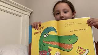 Учим Английский-Асия Читает Книгу Питер Кот. Learning English-Asiya Is Reading a Book Pete The Cat