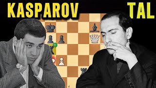 Mikhail Tal vs. Garry Kasparov, 1978 | Nice Trap With Sacrifices !